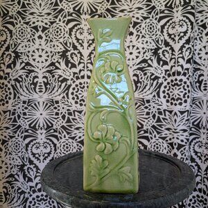 Unmarked Green Vase